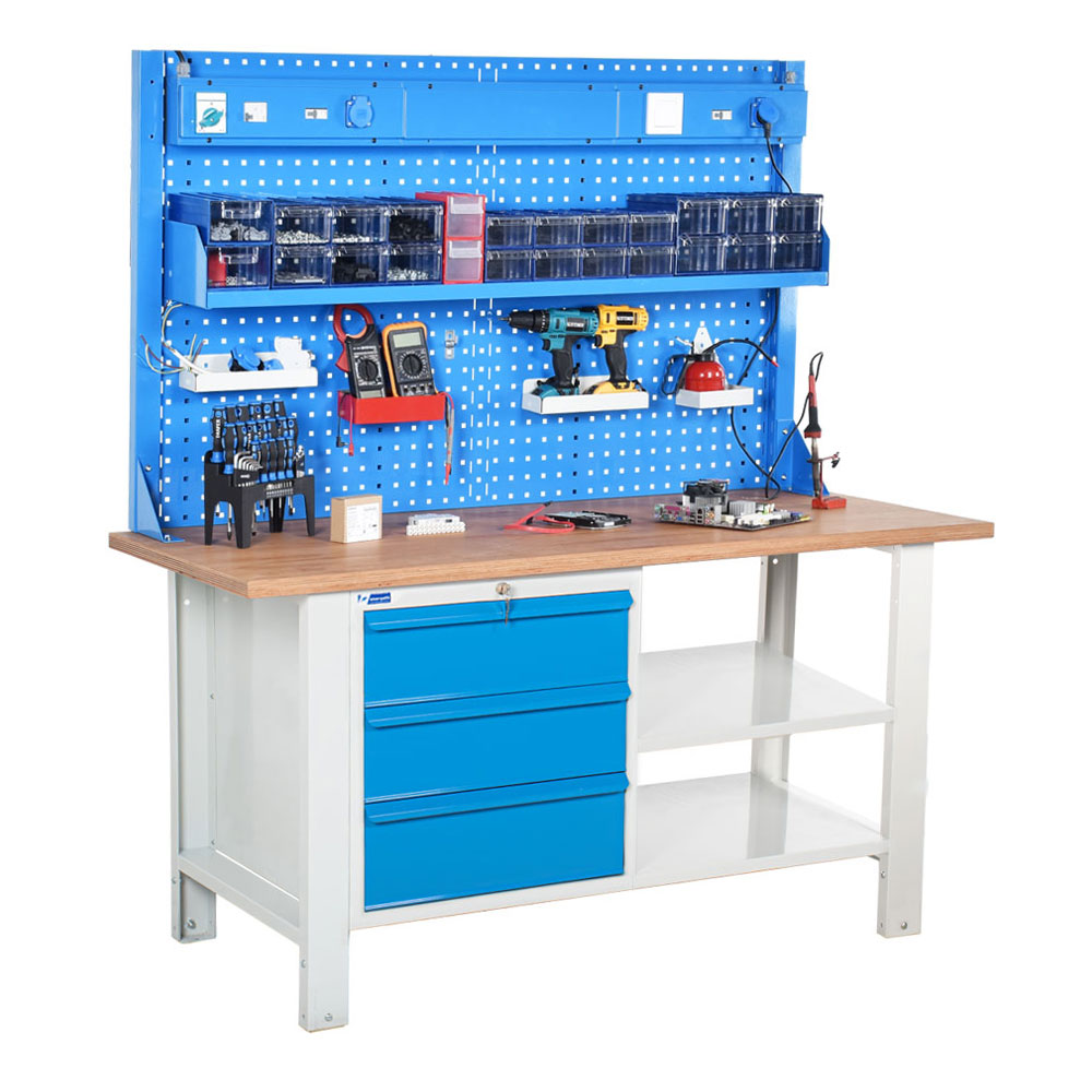 Atölye Çalışma Tezgahı (1600x720x830-930/1844mm) -  056.239.3