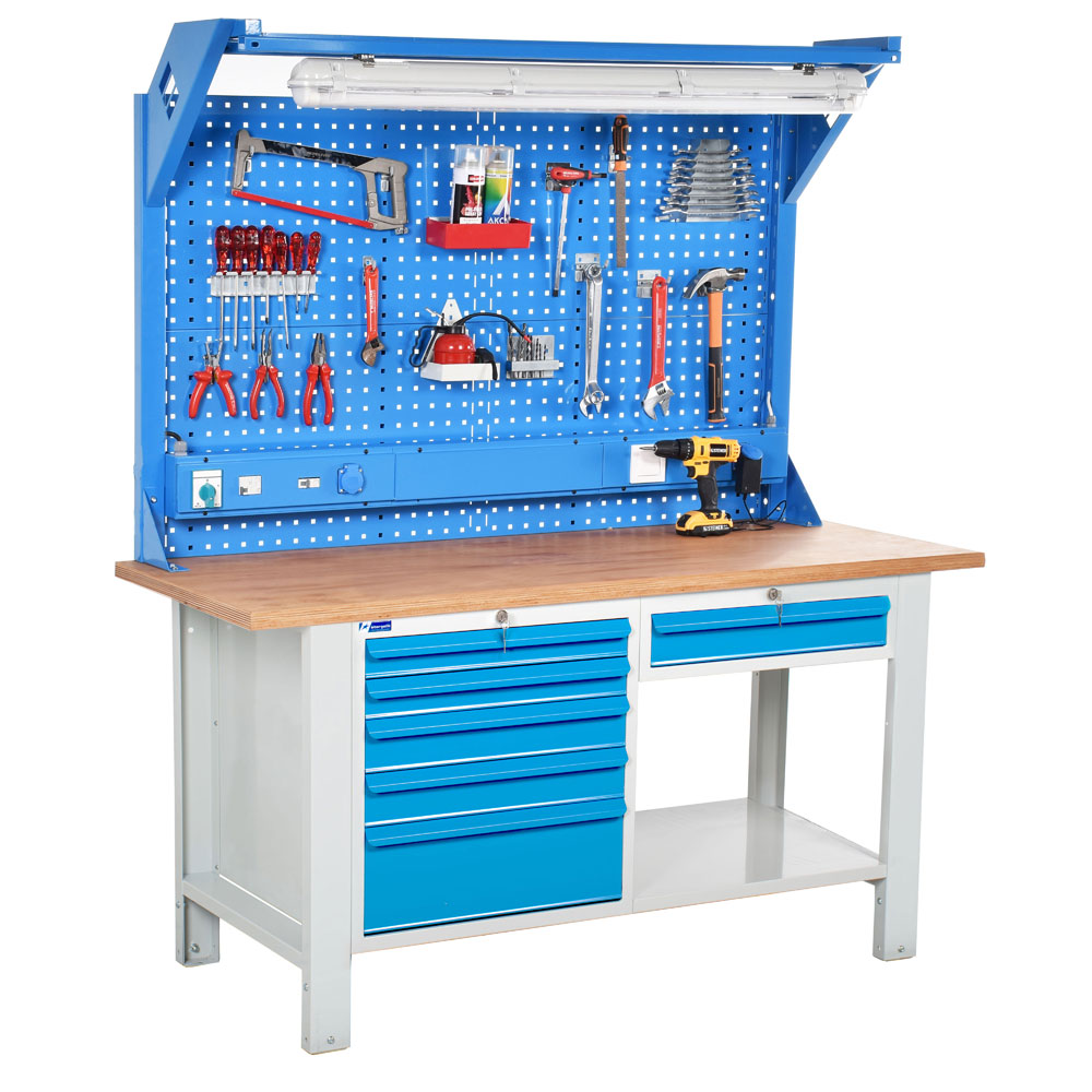 Atölye Çalışma Tezgahı (1600x720x830-930/1844 mm) - 056.257.6