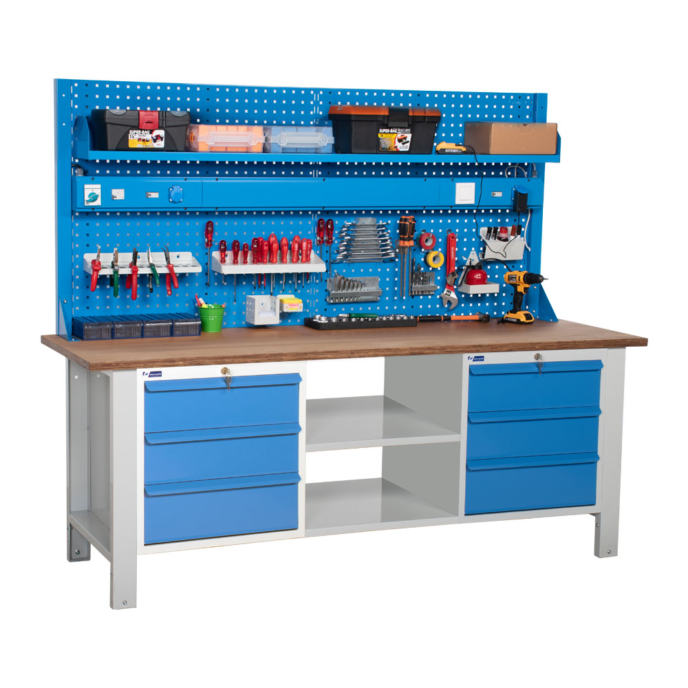 Atölye Çalışma Tezgahı (2130x720x830-930/1844 mm) - 056.3393.3