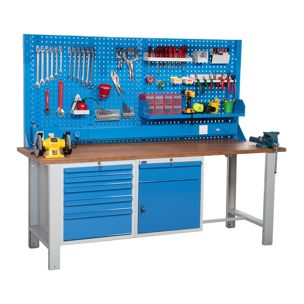 Atölye Çalışma Tezgahı (2130x720x830-930/1844 mm) - 056.3410.5