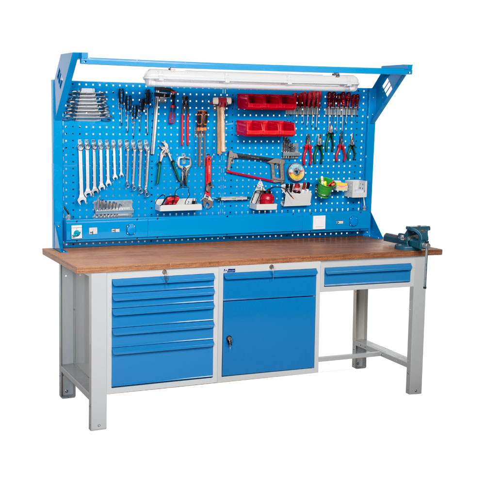 Atölye Çalışma Tezgahı (2130x720x830-930/1844 mm) - 056.3415.6