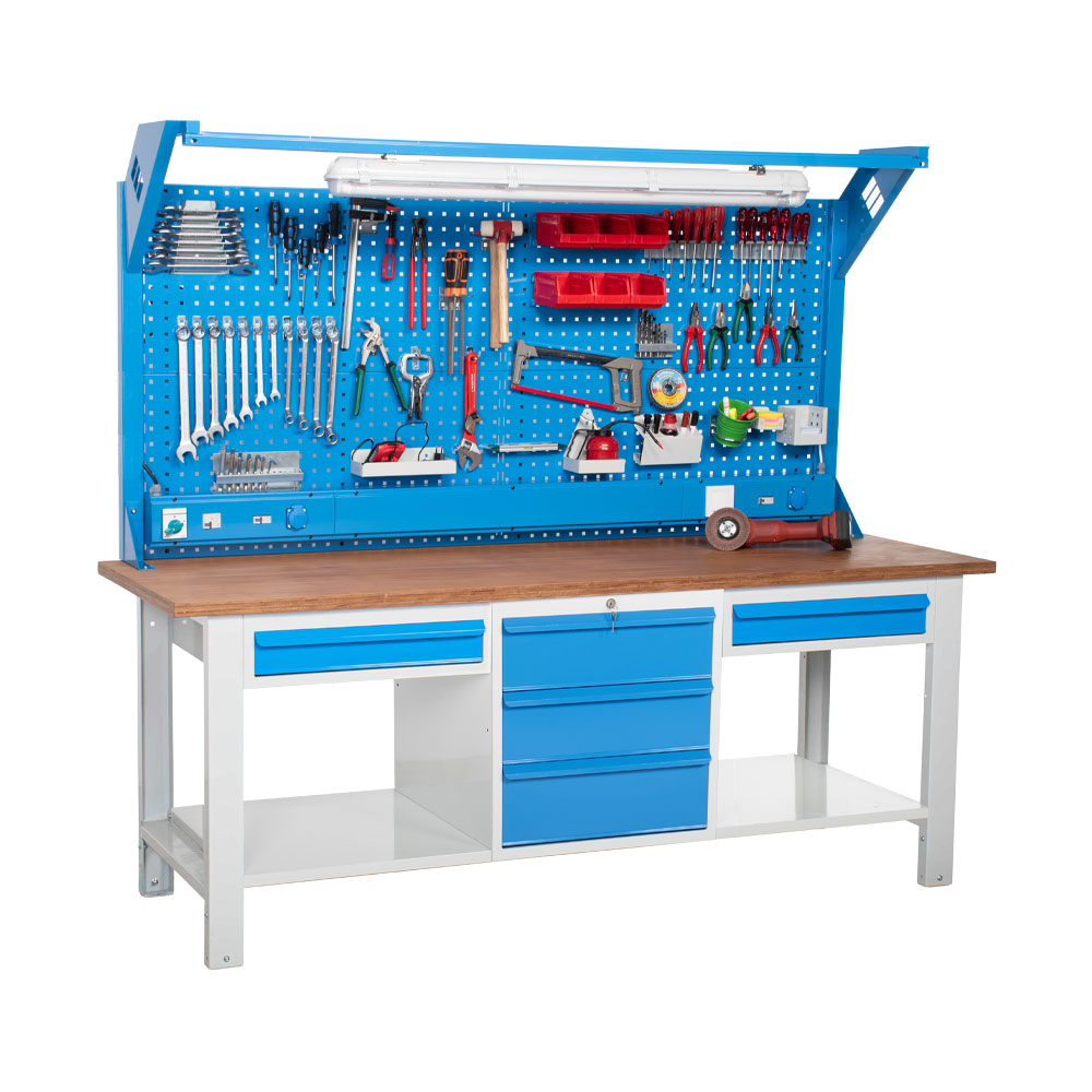 Atölye Çalışma Tezgahı (2130x720x830-930/1844 mm) - 056.357357.6