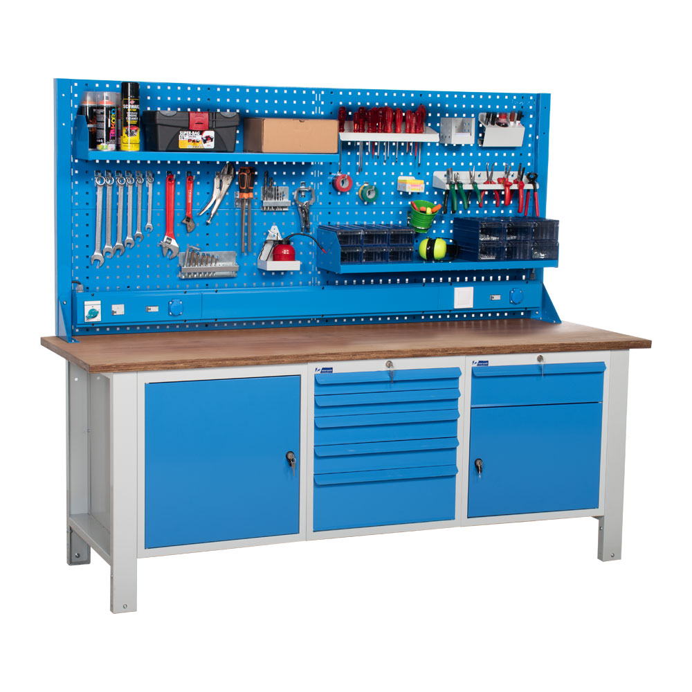 Atölye Çalışma Tezgahı (2130x720x830-930/1844 mm) - 056.3641.4