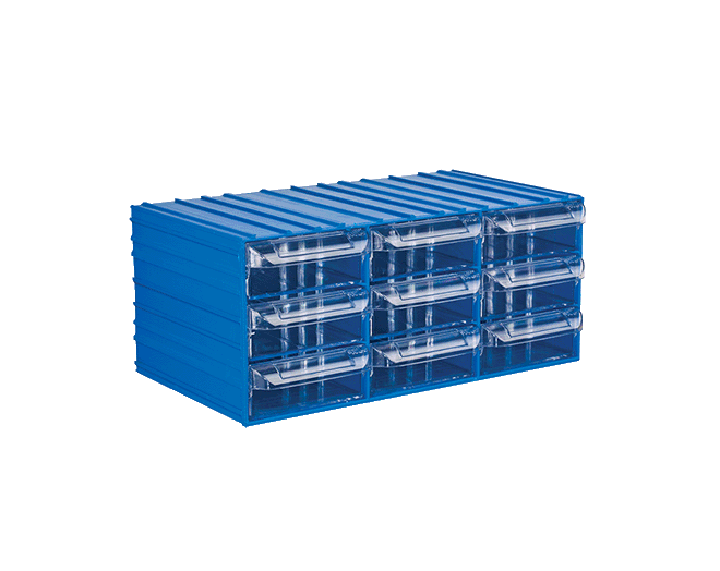 Hipaş Plastik - Şeffaf Çekmeceli Kutu - 401-9 -  240.01.401-9