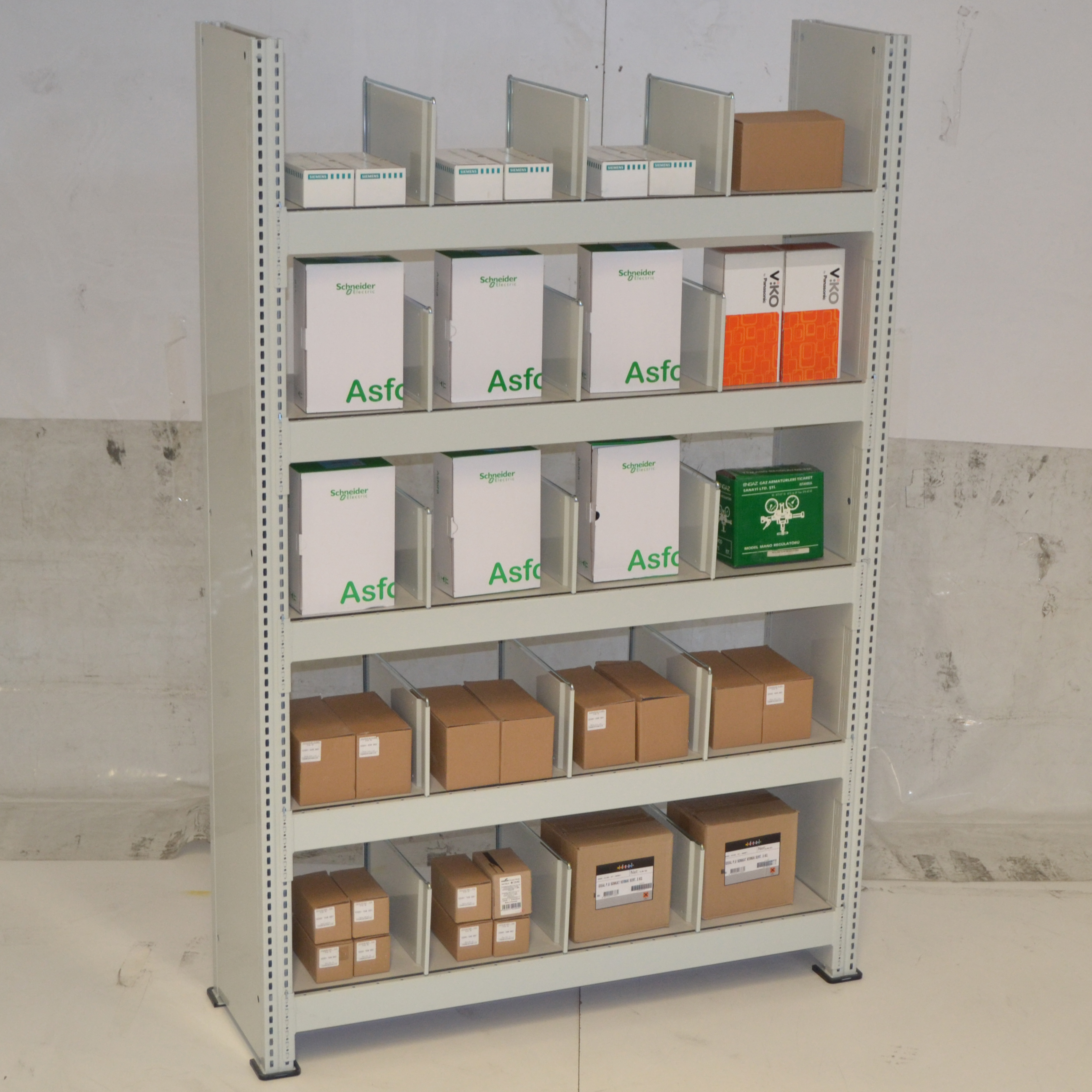 Geçmeli Orta Tip Raflama Sistemi - OTGR-6